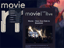 Tablet Screenshot of movie-bielefeld.de